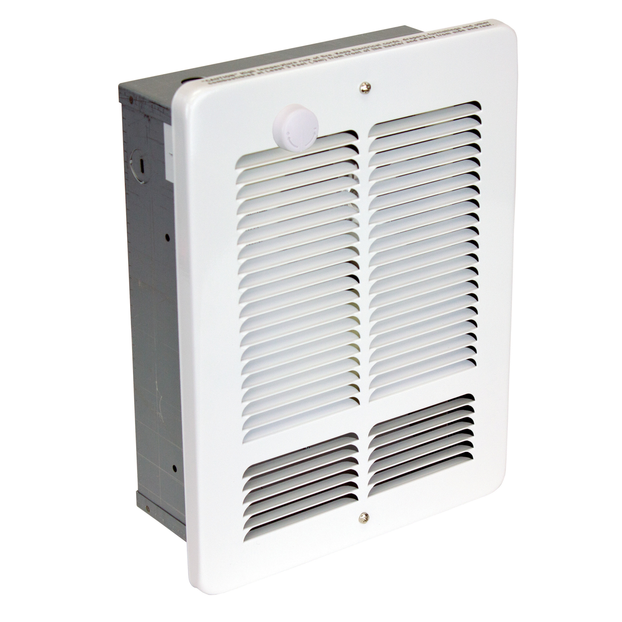 King Electric Wall Heater with Single Pole Thermostat — 6824 BTU, 200 Sq. Ft. Heating Capability, Model# W2420-T-BW